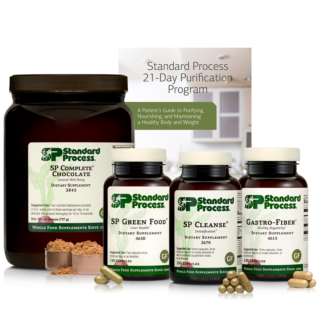 Purification Product Kit with SP Complete® Chocolate and Gastro-Fiber®, 1 Kit with SP Complete Chocolate and Gastro-Fiber