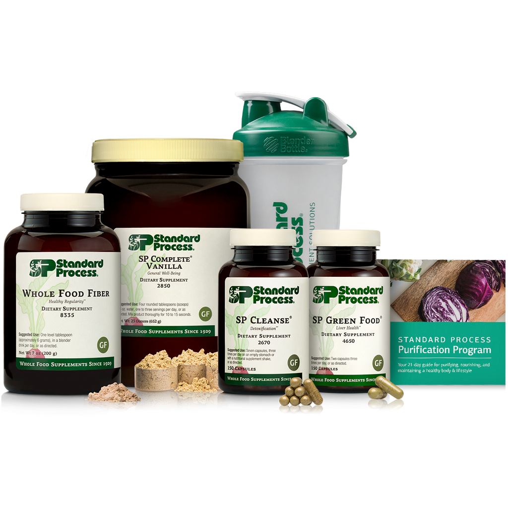 Purification Product Kit with SP Complete® Vanilla and Whole Food Fiber, 1 Kit With SP Complete Vanilla & Whole Food Fiber